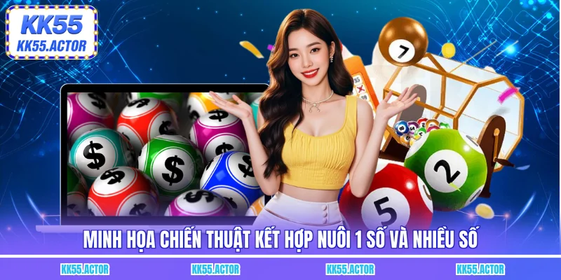 Minh họa chiến thuật kết hợp nuôi 1 số và nhiều số